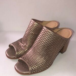 Nuture by Lamaze Wrenna Elegant Bronze Leather Mules